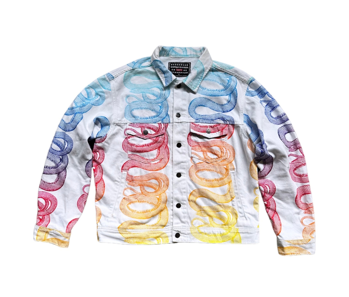 Supreme Hysteric Glamour Snake Denim Jacket