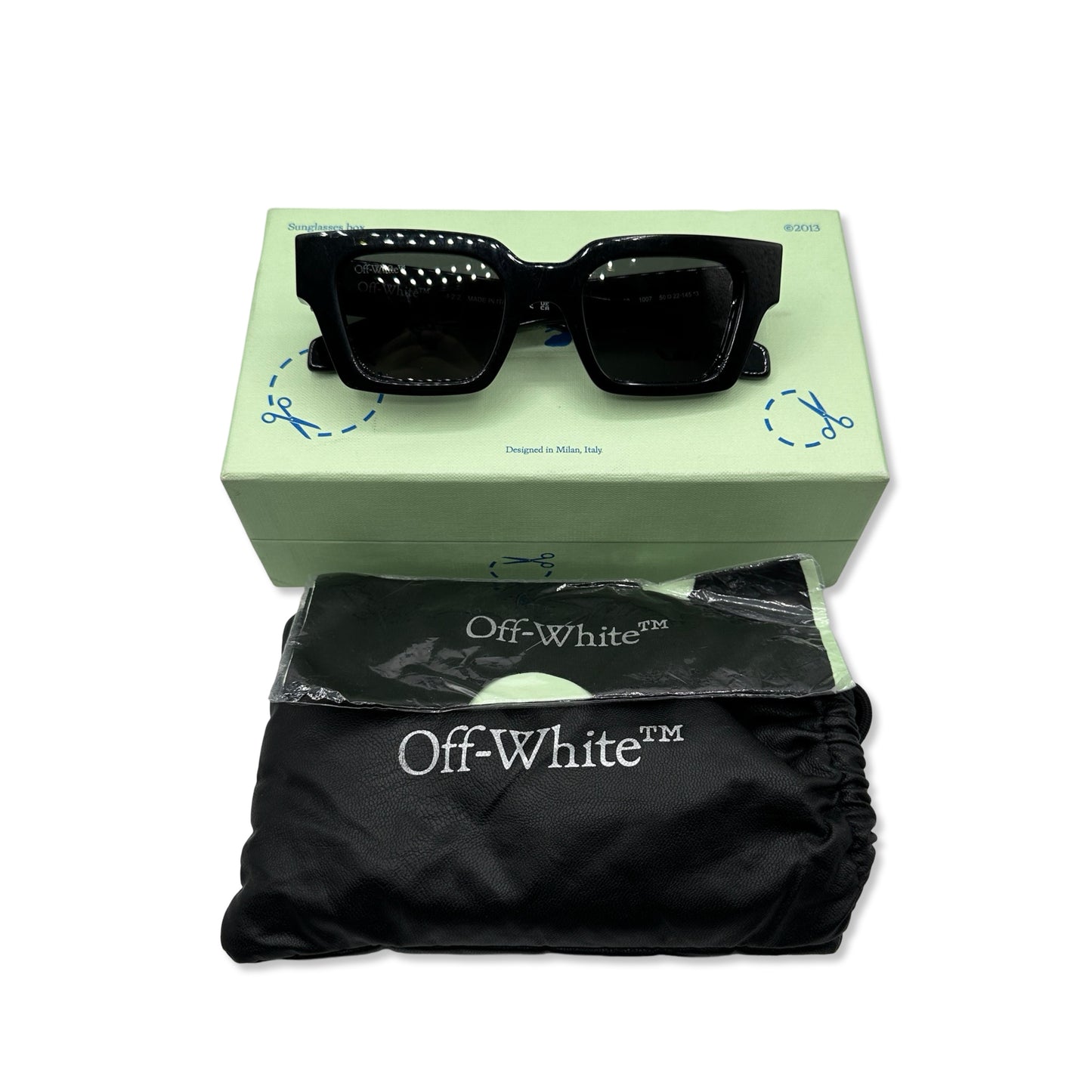 Off White Virgil Square Frame Sunglasses