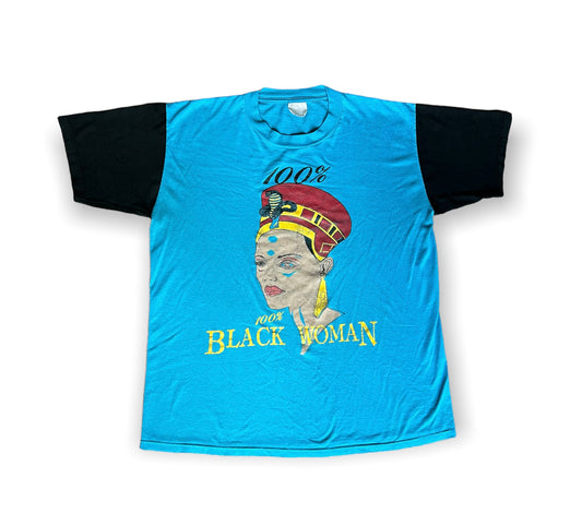 Vintage 100% Black Woman Tee